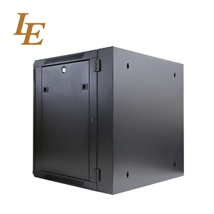 Gabinetes de Pared de Doble Sección Abatibles de 19 Pulgadas, Color Negro RAL9004, con Paneles Laterales Extraíbles, Acero SPCC en Stock - Product Image 2