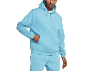 Sudadera con capucha para hombre, de alta calidad, informal, 100% algodón, con cremallera, para invierno - Product Image 1