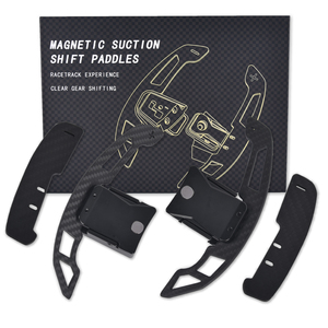 Paletas de Cambio Magnéticas de Fibra de Carbono o Paletas de Cambio de Fibra de Carbono Real para <span class=keywords><strong>Ford</strong></span> <span class=keywords><strong>Mustang</strong></span> 2015-2022 - Product Image 1