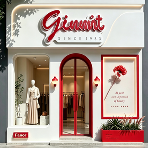 Lettres 3D personnalisées en acier inoxydable pour enseigne publicitaire, logo mural non lumineux avec plaque arrière profilée, étanche IP65, fixation murale pour commerces et parcs - Product Image 2