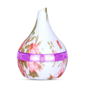 Difusor de Aroma con Aspecto de Madera, 0.5L, Humidificador Recargable por USB para el Hogar y Dormitorio, con Luz LED y Función de Temporizador - Product Image 5