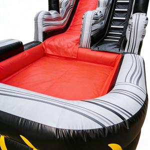 Tobogán Acuático Inflable con Temática de <span class=keywords><strong>Fuego</strong></span> <span class=keywords><strong>y</strong></span> Bruma, Piscina de Chapoteo para Niños, Equipo de Juego de Aventura Llamaante, PVC de Grado Comercial para Exteriores - Product Image 5