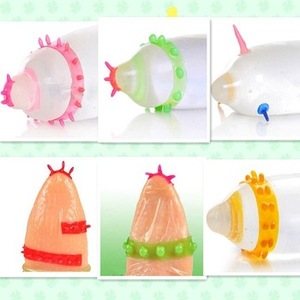 Juguete Sexual para Hombre, Funda de Silicona para Pene, Anillo de Pene con Espinas de Goma, Condón con Púas - Product Image 2