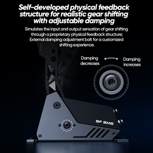 PXN-SF จำลองการแข่งรถโดยเฉพาะเบรกมือ, พวงมาลัยเกมอุปกรณ์จำลองการขับขี่ SF SMG - Product Image 5