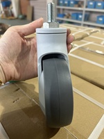 Roue pivotante 75mm 100mm pour roulette médicale Casrts