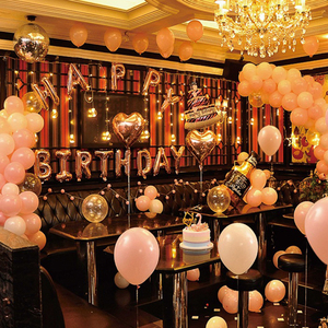 Birthday <strong>Balloon</strong> Set 16 Inch Rose Gold Happy Birthday Letter Foil <strong>Balloon</strong> <strong>Tassel</strong> Rose Gold Sequined <strong>Balloon</strong> for Party Decoration - Product Image 6