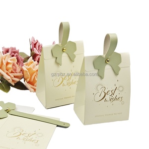 Recyclable Custom Logo Creative Luxury <b>Wedding</b> Companion <b>Gift</b> Lifting Candy Chocolate Paper Packaging <b>Boxes</b> for Guests - Product Image 2