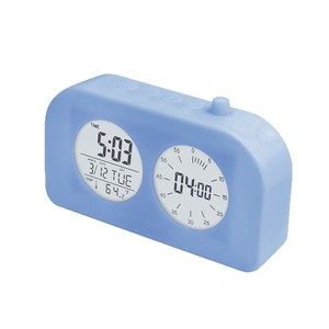 Dual Screen <b>Digital</b> Desk <b>Clock</b>, Visual Productivity Countdown Timer with Alarm & Temperature, 60-Minute Time Manager for Kids - Product Image 2