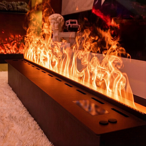 <span class=keywords><strong>Chimenea</strong></span> Eléctrica Independiente 3D con Vapor, Llama LED, Niebla de Agua Atomizadora, Chimeneas Decorativas Seguras para Interiores, para Uso Doméstico y en Automóviles - Product Image 4