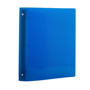 Meilleures ventes : Classeur à 3 anneaux format A4, en plastique PP transparent givré, avec 2 pochettes intérieures - Product Image 3
