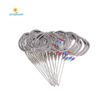 Sensor Suhu 6 Kawat Tipe WZP2-201 Duplex Pt100 Rtd