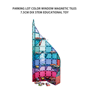 Blocs <span class=keywords><strong>de</strong></span> <span class=keywords><strong>construction</strong></span> magnétiques pour garage <span class=keywords><strong>de</strong></span> stationnement avec voitures, jouet éducatif STEM DIY, ensemble <span class=keywords><strong>de</strong></span> <span class=keywords><strong>construction</strong></span> <span class=keywords><strong>de</strong></span> 7,5 cm, vente en gros <span class=keywords><strong>de</strong></span> jouets en vrac - Product Image 3