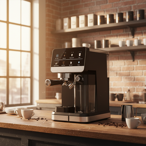 Machine à expresso automatique Newle Cool Espresso 20 bars 1350W avec distributeur de lait, écran tactile, expresso, cappuccino, latte, réservoir d'eau de 1,5L - Product Image 6