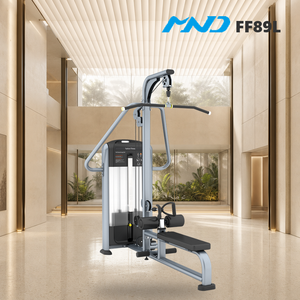 เครื่องออกกำลังกายแบบดึงลง Smart Gym Pull Down Long Pull Strength Machine อุปกรณ์ออกกำลังกาย MND Fitness Strength Machine สำหรับยิมระดับมืออาชีพ Madrid Boutique Gym - Product Image 1