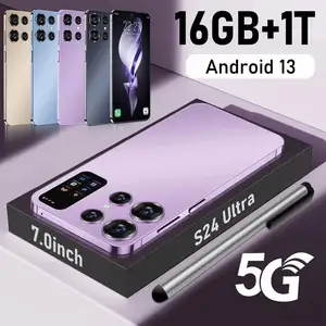 Cheap Festival Gift Android 5G Smartphone S24 Ultra 7.3inch Screen 72+108MP Camera 16GB+1TB Gaming Mobile Phones S24 Ultra