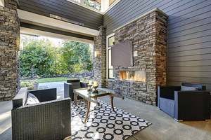 ผ้าคลุมทีวีกลางแจ้ง 50 นิ้ว 52 นิ้ว สีเทา ป้องกันสภาพอากาศ ใช้ได้กับทีวีทุกยี่ห้อ พร้อมรีโมท สำหรับจอ LCD LED  ตกแต่งหน้าจอทีวี  ฝาครอบด้านล่างในตัว - Product Image 6