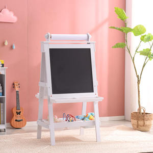 Papan Tulis Kayu Eduland Dua Sisi dengan Penyangga yang Dapat Disesuaikan, Mainan Melukis, Mainan Edukasi Dini untuk Anak-Anak - Product Image 2