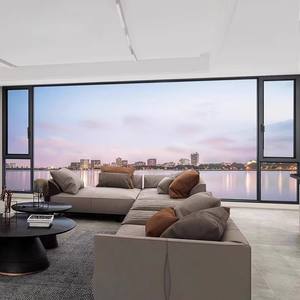 ตัวเลือกสไตล์เพิ่มเติม หน้าต่างอลูมิเนียมกันเสียงแบบกระจกสองชั้น <span class=keywords><strong>ประตู</strong></span><span class=keywords><strong>บาน</strong></span>เปิด และหน้าต่างบานเปิดที่ติดกับประตู - Product Image 6