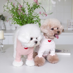 قميص جديد مخطط مناسب للخريف والشتاء مناسب للكلاب الأليفة وهو ملابس كاجوال ومريحة - Product Image 6