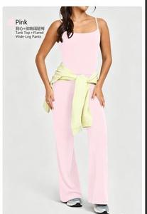Ensemble de tenue de sport respirant Janya pour femmes, ensemble de vêtements de fitness, débardeur court extensible, leggings taille haute, ensemble de vêtements de sport deux pièces - Product Image 5