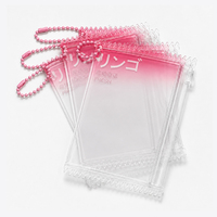 Sacs à bijoux en PVC givré avec fermeture éclair, personnalisables avec logo, anti-ternissement, étanches, pour le rangement des bijoux, pochette à fermeture éclair en PVC, vente en gros