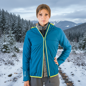 Giacca a vento da donna JKT Hardshell rivestita con cerniera leggera in poliestere cappotto invernale/autunnale sottile antivento taglia XL - Product Image 3