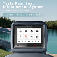 Écran arrière de moniteur d'appui-tête de voiture Android pour Tesla modèle 3/Y Bluetooth WIFI lecteur multimédia écran tactile