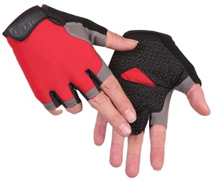 Gants de vélo unisexes personnalisés, doux et confortables, à demi-doigts, pour le cyclisme, la moto et la conduite - Product Image 4