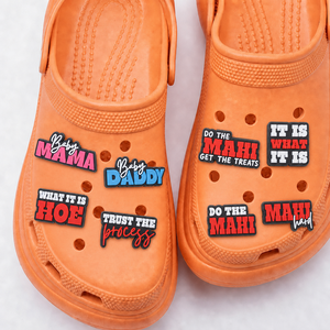Breloques de chaussures en PVC de styles variés pour sabots, décorations de chaussures avec textes et numéros sur le thème du cheerleading pour sandales et pantoufles, accessoires DIY - Product Image 1