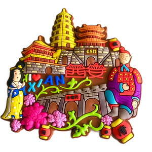 Custom Wedding Promotional Eco-Friendly Waterproof Rubber 3D Fridge Magnets Souvenirs - Product Image 3