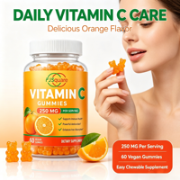 Gummies Énergétiques à la Vitamine C OEM, Complément Alimentaire Quotidien, 60 Gummies