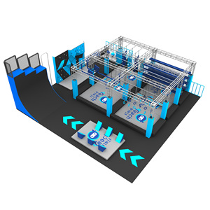 Cao cấp trong nhà hoàn chỉnh Tập Thể Dục Đào Tạo Cấu trúc thép OCR lồng phòng tập thể dục NINJA CHIẾN BINH trở ngại khóa học - Product Image 1