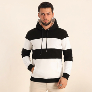 Hoodie à demi-zip surdimensionné imperméable en velours personnalisé avec logo pour homme, hiver 2023 - Clush Sports - Product Image 1