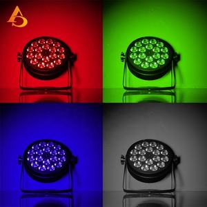 Luz LED Plana de Aluminio Fabricada en China, 10w RGBW, 18 LED, Luz de Discoteca - Product Image 2