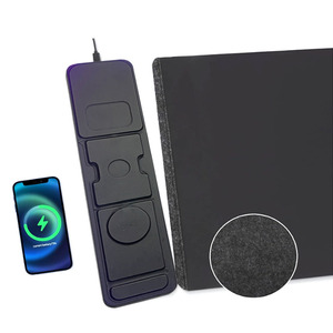 Alfombrilla de Carga Inalámbrica 3 en 1 de 15W, Desmontable, de Doble Capa, Magnética, para Escritorio, con Soporte para Teléfono, Compatible con iPhone, Watch y AirPods - Product Image 5