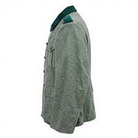 Tunique d'hiver à double boutonnage pour homme, uniforme allemand de la Seconde Guerre mondiale, mélange de laine, manches longues, vintage, imperméable, coupe-vent, réversible