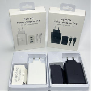Cargador 65W PD USB C de Carga Rápida con Triple Puerto, Set 2 en 1 con Cable, Enchufe US EU UK para Samsung S25 S24 S23 S22 S21, Venta al Por Mayor - Product Image 4