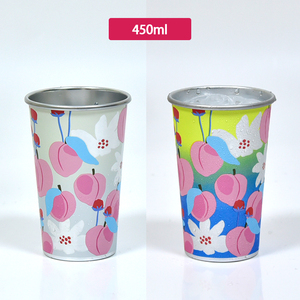 Custom <strong>Cup</strong> <strong>Edible</strong> Reusable High Quality Tequila <strong>Coffee</strong> <strong>Cup</strong> with logo 450ml Cold Color-changing Aluminium <strong>Cup</strong> - Product Image 3