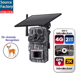 Cámara de Caza 4G LTE con SIM, Vista en Vivo 4K, Inalámbrica, Reconocimiento de Animales por IA, Detección de Movimiento con Triple PIR - Product Image 1
