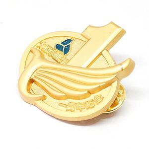 Shield Design Custom Award Golden Metal School Leadership <b>Magnet</b> Badge Custom Pin for Souvenir - Product Image 2