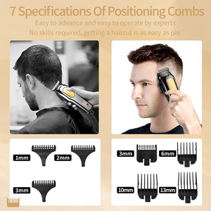 <span class=keywords><strong>Set</strong></span> Tagliacapelli Professionale Ricaricabile e Regolabarba Cordless da Uomo con Display LCD all'Ingrosso OEM ODM - Product Image 4