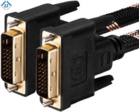 2560*1600 DVI-D macho a macho Cable DE Video DVI 24 + 1 de enlace Dual 1,8 M de alta velocidad DVI cable
