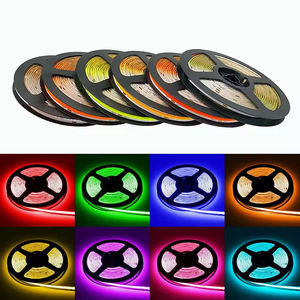 Bande lumineuse LED COB rouge de 5 m en gros, 8 mm, DC24V 12V, super brillante, flexible, pour la chambre - Product Image 4