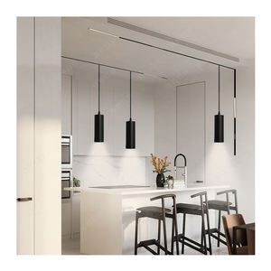 Lampe <span class=keywords><strong>sur</strong></span> <span class=keywords><strong>rail</strong></span> LED réglable, éclairage de <span class=keywords><strong>rail</strong></span> de plafond, bar, comptoir, cuisine, salle à manger, <span class=keywords><strong>luminaire</strong></span> COB, suspension <span class=keywords><strong>sur</strong></span> <span class=keywords><strong>rail</strong></span>, aimant de suivi, 220v - Product Image 1