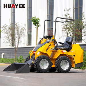 Minicargadora 4x4 de Servicio Pesado con Ruedas de Oruga, Certificación CE EPA, para Hogar y Jardín, con Cucharón, Zanjadora y Arado Rotatorio, Fácil de Usar, Envío Gratuito desde China - Product Image 1