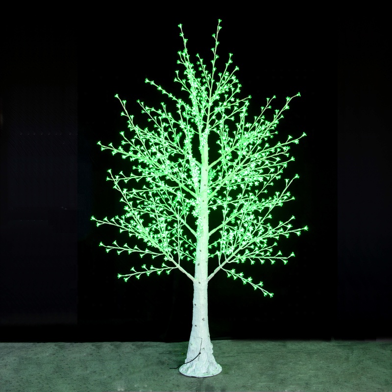 Product Details: 10ft Outdoor RGB LED Birch Tree - Longteng Lighting | IP65 Waterproof Christmas Dec