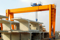 Grue portique à double poutre haute capacité de 50 tonnes avec moteur et engrenage pour les chantiers navals et les levages industriels lourds