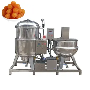 Candy Equipment Cannied Fruit Pot Máquina de cocina de azúcar al vacío