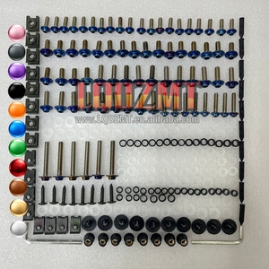 Kit de tornillos de carenado de acero inoxidable para BMW S-1000RR 1000CC S1000RR S1000 <span class=keywords><strong>RR</strong></span> S 1000RR <span class=keywords><strong>1000</strong></span> CC 23 24 <span class=keywords><strong>2023</strong></span> 2024, tuercas de carrocería - Product Image 1
