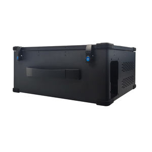 Estación de trabajo de computadora portátil Industrial de 21,5 pulgadas Flip Mid-Tower Teclado de pantalla integrada ATX Factor de forma Chasis de servidor - Product Image 3